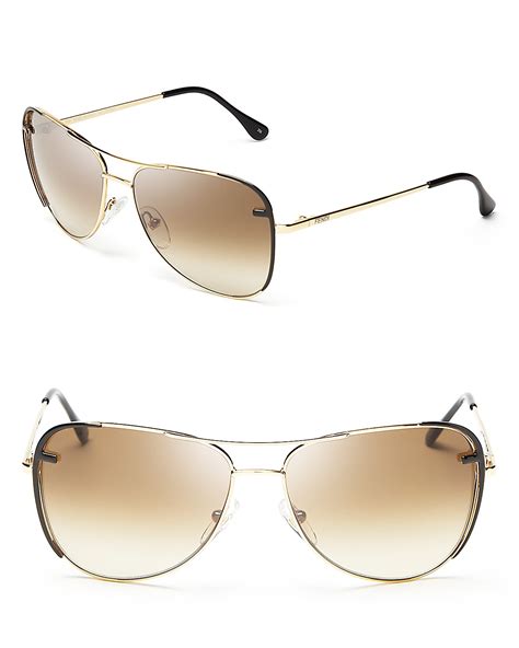 fendi sunglasses aviator|Fendi aviator sunglasses women.